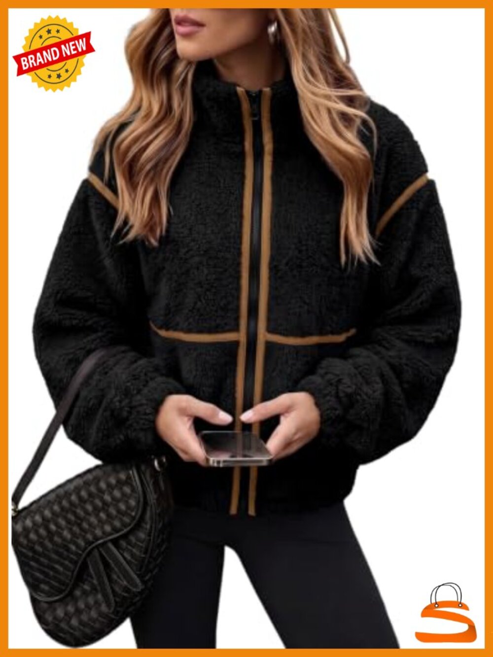 Dokotoo Womens Fleece Zip Jacket Winter Sherpa Coat with Pockets